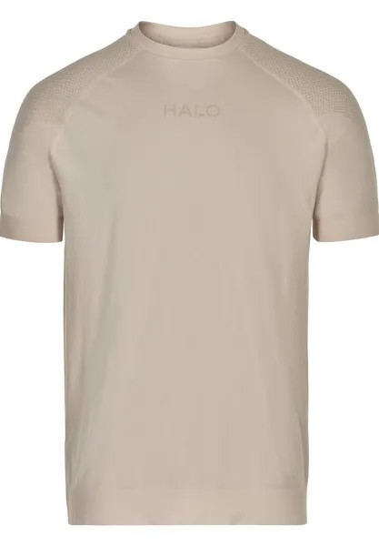 Футболка с принтом HALO, молочный