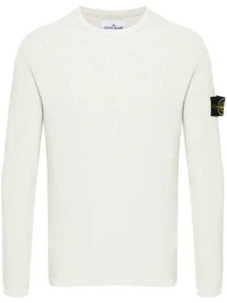Stone Island джемпер с логотипом Compass, зеленый