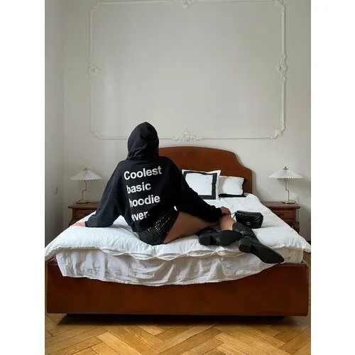 Худи ТВОЕ, размер 46, , черный