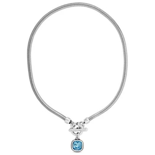 Колье Ciclon, Solitario, металл, кристалл Swarovski, CN-EMO812 голубой