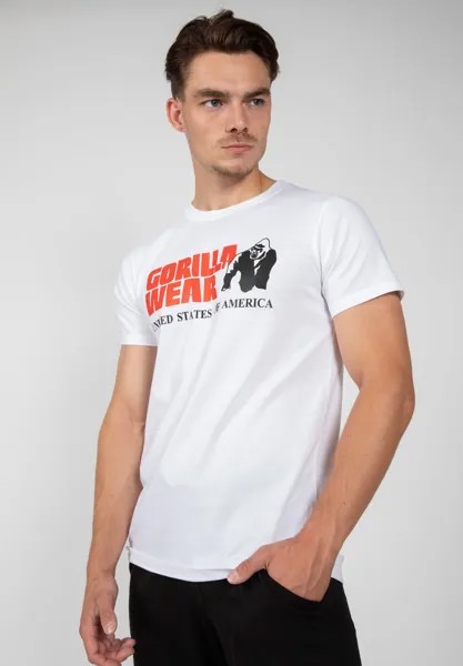 Футболка с принтом CLASSIC Gorilla Wear, цвет white