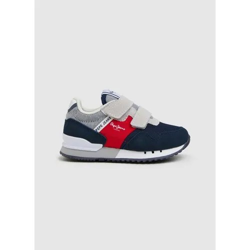 Кроссовки Pepe Jeans, размер 28, красный, синий
