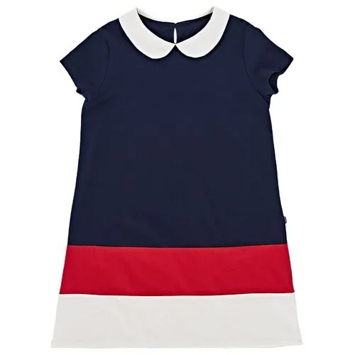 Платье Mini Maxi Триколор размер 122, цветной