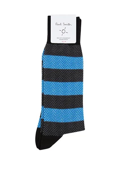 Мужские носки с рисунком Paul Smith, черный