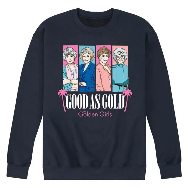Мужской золотой свитшот для девочек Good As Gold Licensed Character