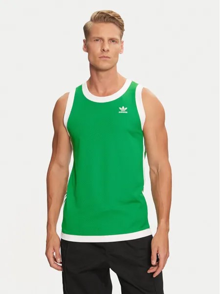 Майка оверсайз Adidas, зеленый