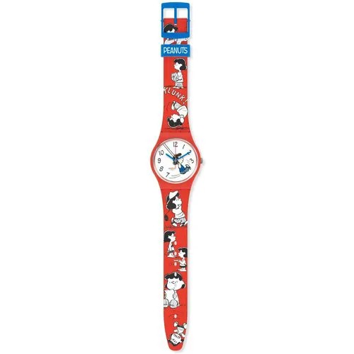 Наручные часы swatch, черный, синий