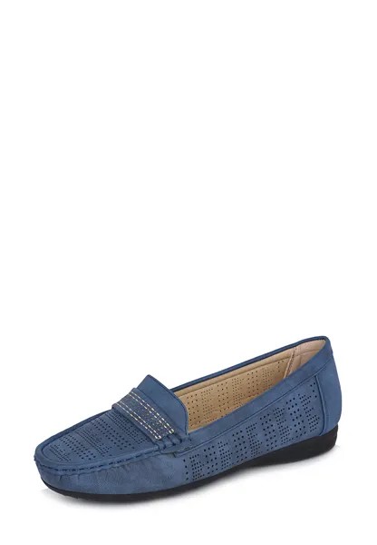 Мокасины женские T.Taccardi SY21SS-1 синие 37 RU