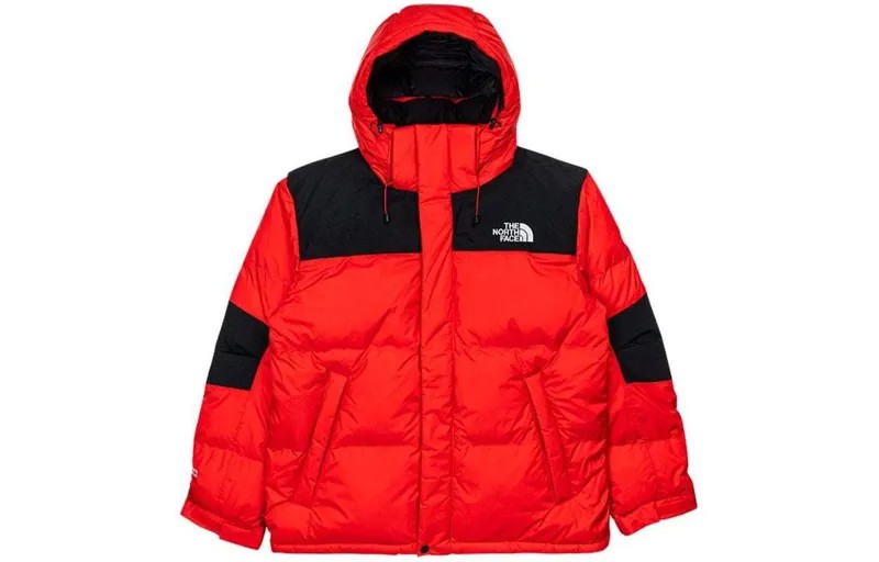 Пуховик мужской красный The North Face, красный
