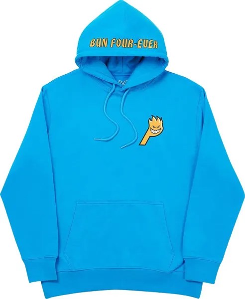 Толстовка Palace x Spitfire Live To Bun Hood 'Blue', синий