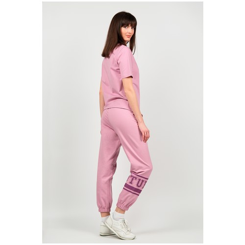 Брюки спортивные женские розовые XL-XXL (на базар), рост 164