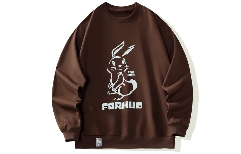 Толстовки и свитшоты унисекс FORHUG, светло-серый синий