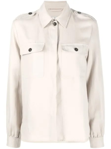 Woolrich рубашка на пуговицах, нейтральный цвет