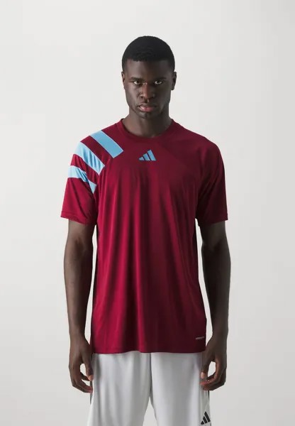 Спортивная футболка FORTORE 23 adidas Performance, цвет team coll burgundy 2/team light blue