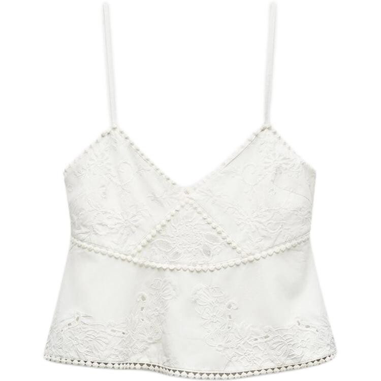Майка женская белая Zara