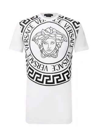 Хлопковая футболка Versace