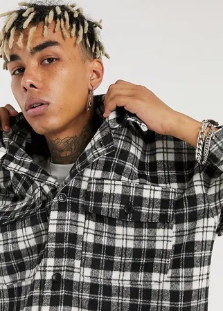 Рубашка навыпуск в клетку Reclaimed Vintage inspired-Мульти