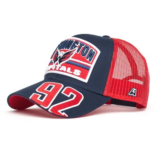Бейсболка мужская с сеткой NHL Washington Capitals № 92 Atributika & Club, кепка НХЛ Вашингтон Кэпиталз с номером 92 Атрибутика и Клуб летняя
