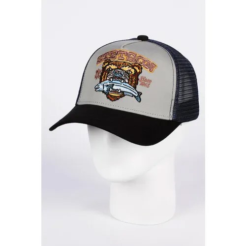 Бейсболка STETSON, размер 57-59, серый