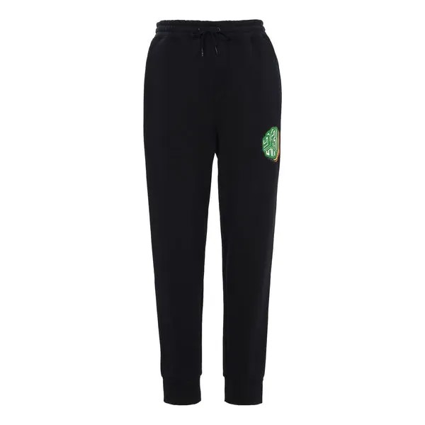 Спортивные штаны Air Jordan MJ Sticker Fleece Pants Casual Sports Fleece Lined Long Pants Black, черный