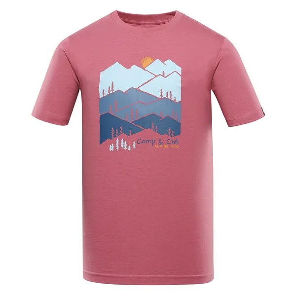 Футболка Alpine Pro Ecc, розовый