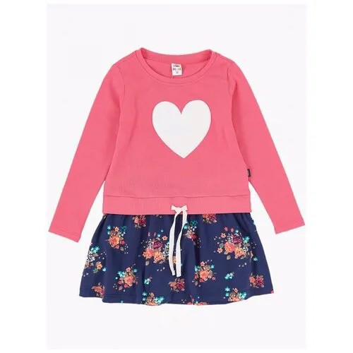 Платье Mini Maxi, модель 2776, цвет коралловый, размер 98