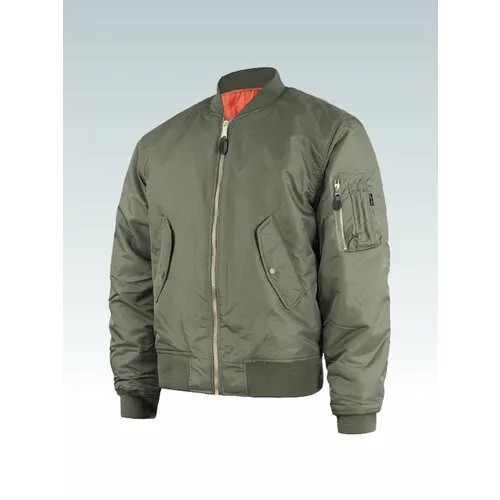 Бомбер  Fly jacket MA1, размер L, оливковый