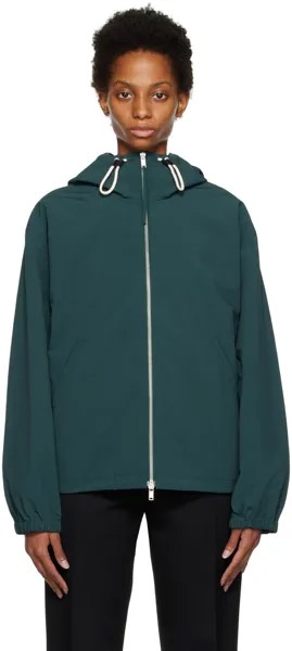 Зеленая складная куртка Jil Sander