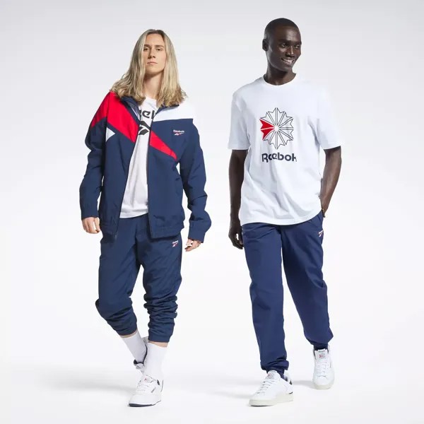 Классические спортивные брюки Vector Reebok, военно-морской