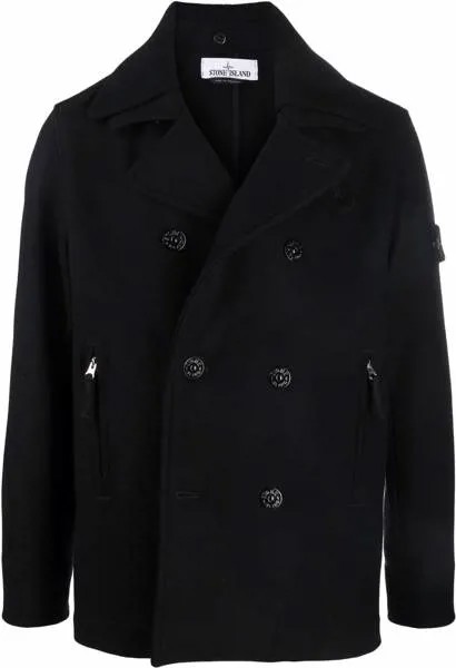 Stone Island бушлат с логотипом Compass