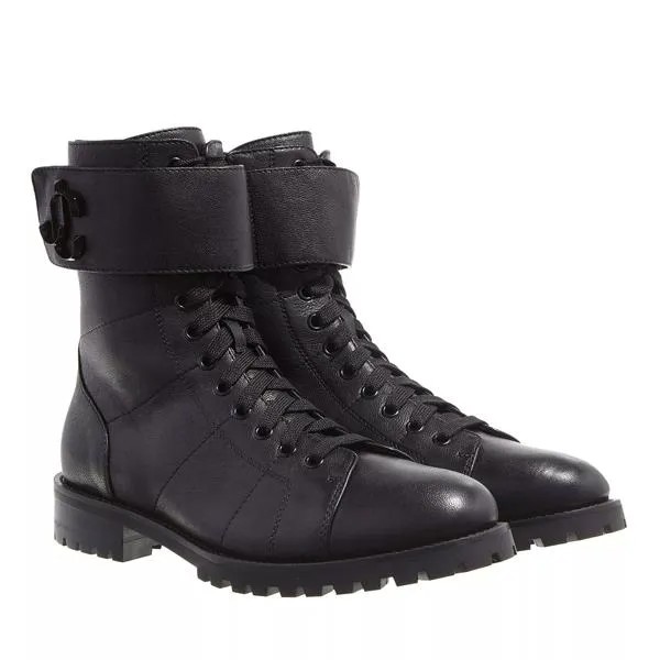 Сапоги ceirus lace up combat boots Jimmy Choo, черный