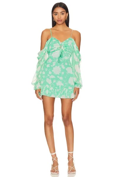 Платье мини House of Harlow 1960 x REVOLVE Tanya, цвет Green & Ivory Floral