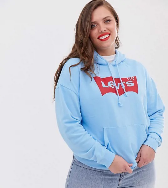 Худи с логотипом Levi's Plus-Синий