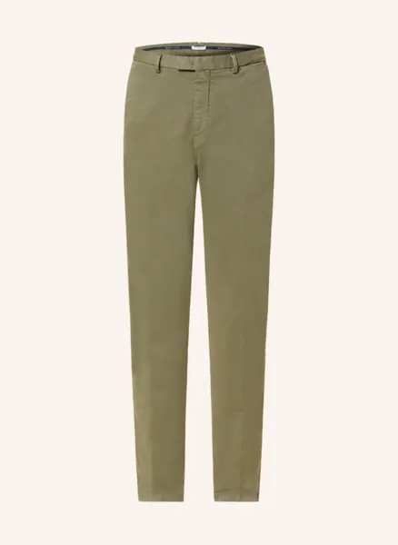 Очень узкие брюки чиносы Boglioli, зеленый