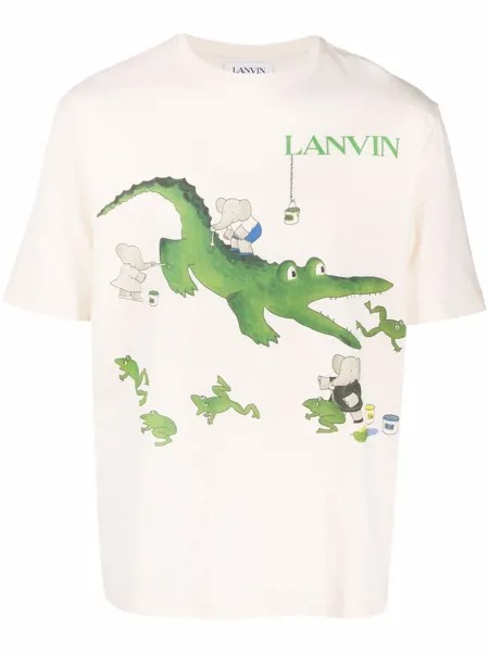 LANVIN футболка с принтом Babar