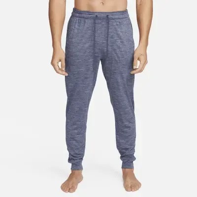 Джоггеры Nike Yoga, цвет Thunder Blue/Heather/Thunder Blue
