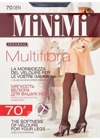 Колготки MiNiMi Multifibra 70 den, размер 4-L, fumo (серый)