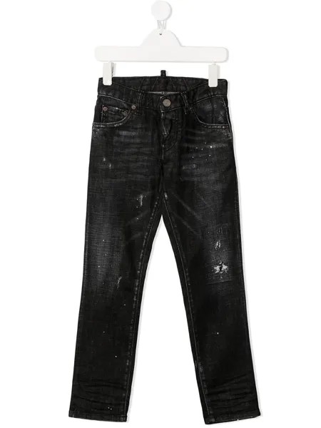 Dsquared2 Kids джинсы с эффектом разбрызганной краски