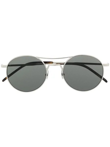 Saint Laurent Eyewear солнцезащитные очки в круглой оправе