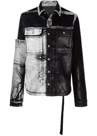 Rick Owens DRKSHDW джинсовая куртка-рубашка