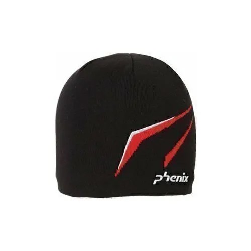 Шапка Phenix, размер OneSize, черный, красный