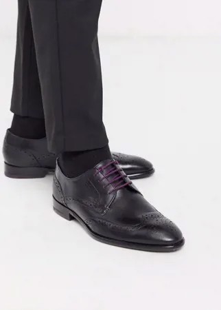 Черные броги Ted Baker-Черный цвет