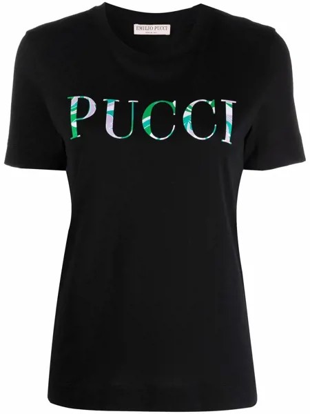 Emilio Pucci футболка с логотипом