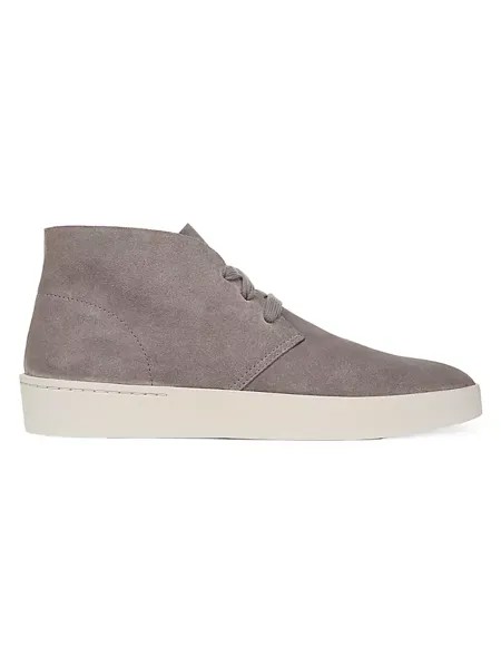 Замшевые высокие кеды Pietmont Vince, цвет smoke grey suede