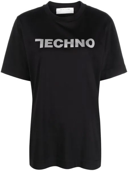1017 ALYX 9SM футболка с принтом Techno, черный