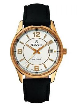 Швейцарские наручные  мужские часы Grovana 1215.1512. Коллекция Traditional