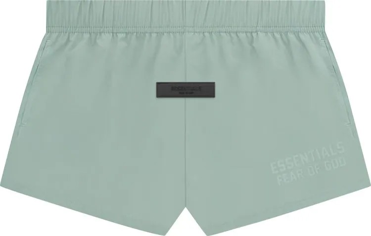 Шорты Fear of God Essentials Running Nylon Short Sycamore, зеленый