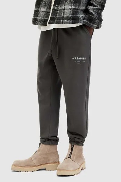 Спортивные брюки UNDERGROUND из хлопка AllSaints, серый