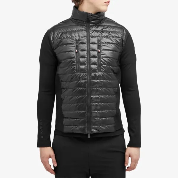 Moncler Grenoble Tech Нейлоновая куртка на молнии, черный
