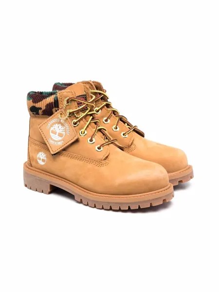 Timberland Kids ботинки на шнуровке